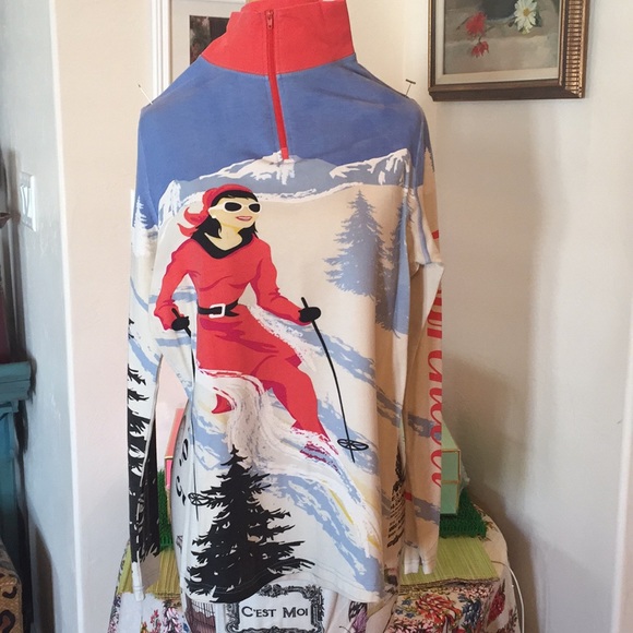 Tops - Courchevel Mock T-Neck